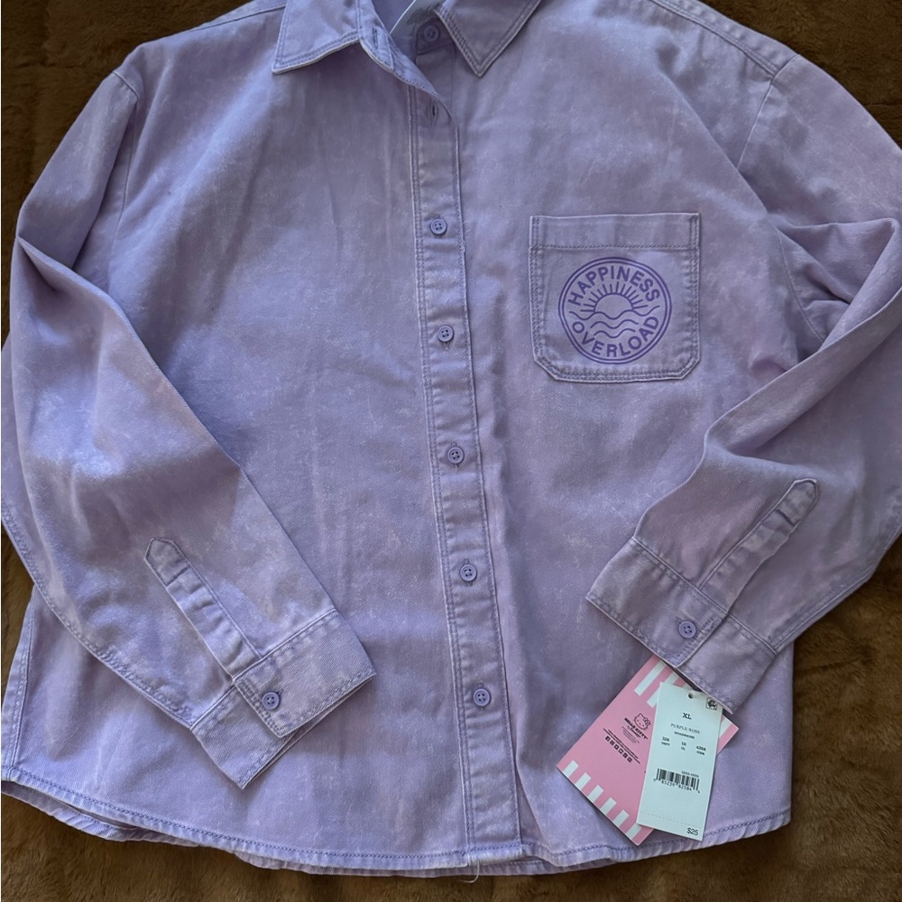 Happiness Overload Lavender Shirt